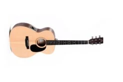 Sigma Guitars Auditorium Acoustic Electric Guitar, Natural 000ME+