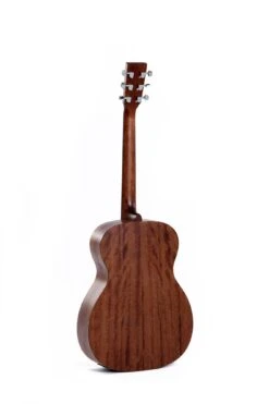 Sigma Guitars Auditorium Acoustic Electric Guitar, Natural 000ME+ -L.A MUSIC Instruments 000ME hqw rear
