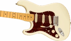 Fender American Professional II Stratocaster Left Hand Maple Fingerboard Olympic White F-0113932705 -L.A MUSIC Instruments 0113932705 fen ins cbr 1 nr