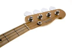 Fender Mike Dirnt Road Worn Precision Bass, Maple Fingerboard, White Blonde 0138412701 -L.A MUSIC Instruments 0138412701 gtr hdstckfrt 001 nr
