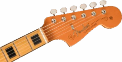 Fender Troy Van Leeuwen Jazzmaster Bound Maple Fingerboard Copper Age F-0140072794 -L.A MUSIC Instruments 0140072794 gtr hdstckfrt 001 nr