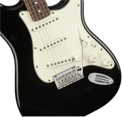 Fender Player Stratocaster, Pau Ferro Fingerboard, Black 0144503506 -L.A MUSIC Instruments 0144503506 gtr frtbdydtl 001 nr