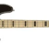 Fender Geddy Lee Jazz Bass, Maple Fingerboard, Black, 3 Ply White Pickguard 0147702306