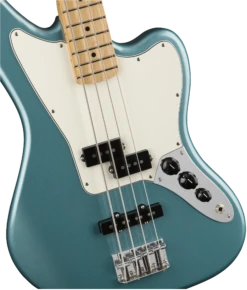 Fender Player Jaguar Bass, Maple Fingerboard, Tidepool 0149302513 -L.A MUSIC Instruments 0149302513 gtr frtbdydtl 001 nr