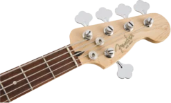Fender Player Jazz Bass V, Pau Ferro Fingerboard, 3-Color Sunburst 0149953500 -L.A MUSIC Instruments 0149953500 gtr hdstckfrt 001 nr