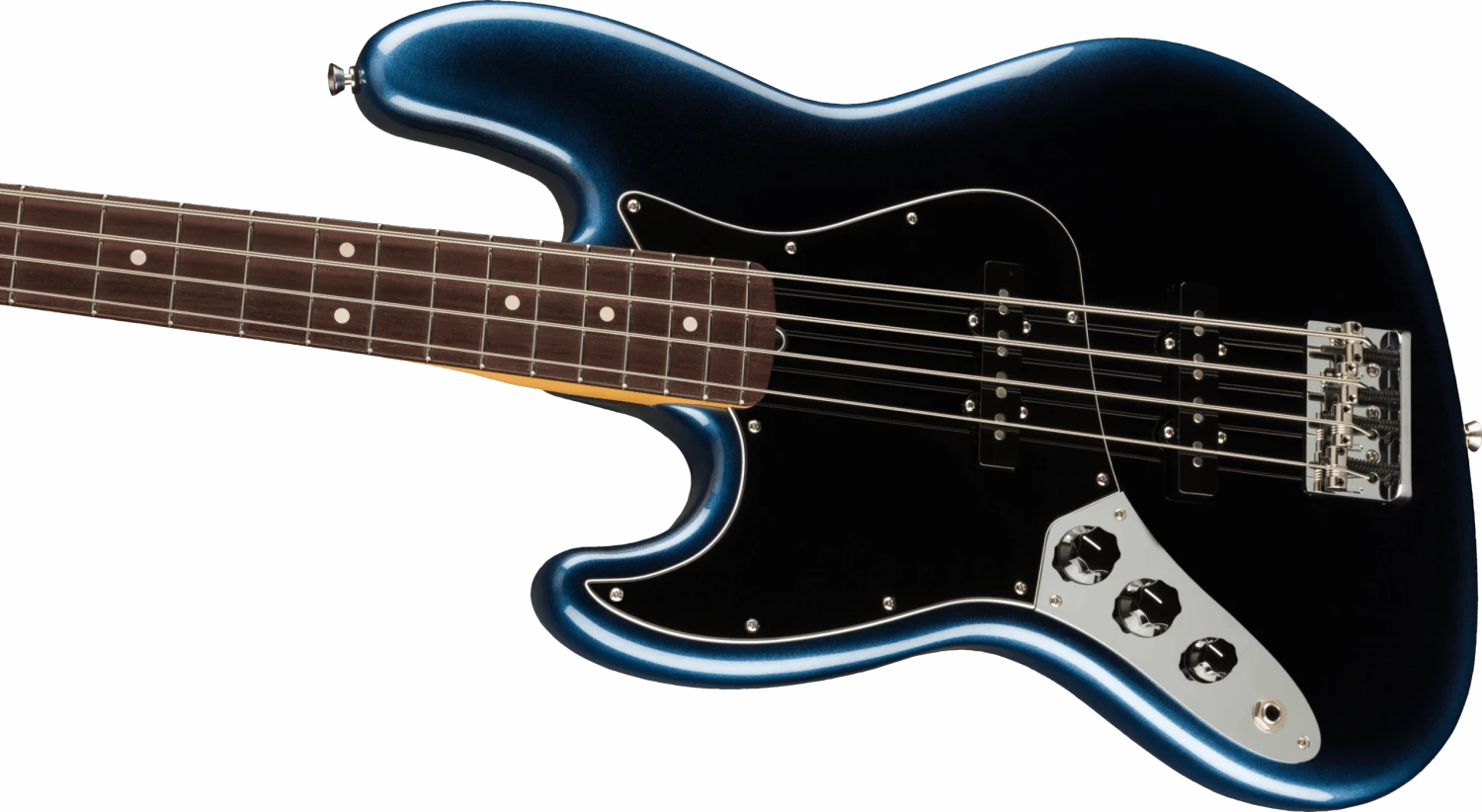 Fender American Professional II Jazz Bass Left Hand Rosewood Fingerboard Dark Night F-0193980761 3 Fender American Professional II Jazz Bass Left Hand Rosewood Fingerboard Dark Night F-0193980761 - Image 3