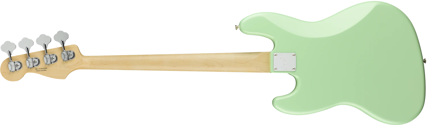 Fender American Performer Jazz Bass Maple Fingerboard - Satin Surf Green 0198612357 2 Fender American Performer Jazz Bass Maple Fingerboard - Satin Surf Green 0198612357 - Image 2