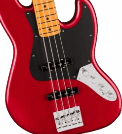 Fender American Ultra II Jazz Bass Maple Fingerboard, Sinister Red 0199112799 -L.A MUSIC Instruments 0199112799 fen ins fbd 1 nr