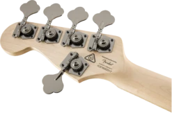 Squier Contemporary Active Jazz Bass V HH Maple Fingerboard In Black 0370460506 -L.A MUSIC Instruments 0370460506 gtr hdstckbck 001 nr