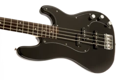 Squier Affinity Series Precision Bass PJ, Black 030500506 -L.A MUSIC Instruments 0370500506 gtr cntbdyleft 001 nr