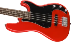 Squier Affinity Series Precision Bass PJ, Race Red 0370500570 -L.A MUSIC Instruments 0370500570 gtr cntbdyleft 001 nr