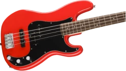 Squier Affinity Series Precision Bass PJ, Race Red 0370500570 -L.A MUSIC Instruments 0370500570 gtr cntbdyright 001 nr