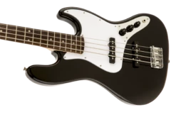 Squier Affinity Jazz Bass, Black 0370760506 -L.A MUSIC Instruments 0370760506 gtr cntbdyleft 001 nr