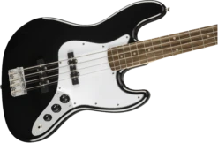 Squier Affinity Jazz Bass, Black 0370760506 -L.A MUSIC Instruments 0370760506 gtr cntbdyright 001 nr