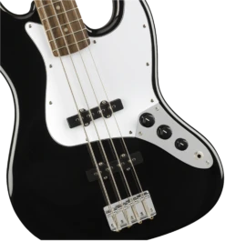 Squier Affinity Jazz Bass, Black 0370760506 -L.A MUSIC Instruments 0370760506 gtr frtbdydtl 001 nr