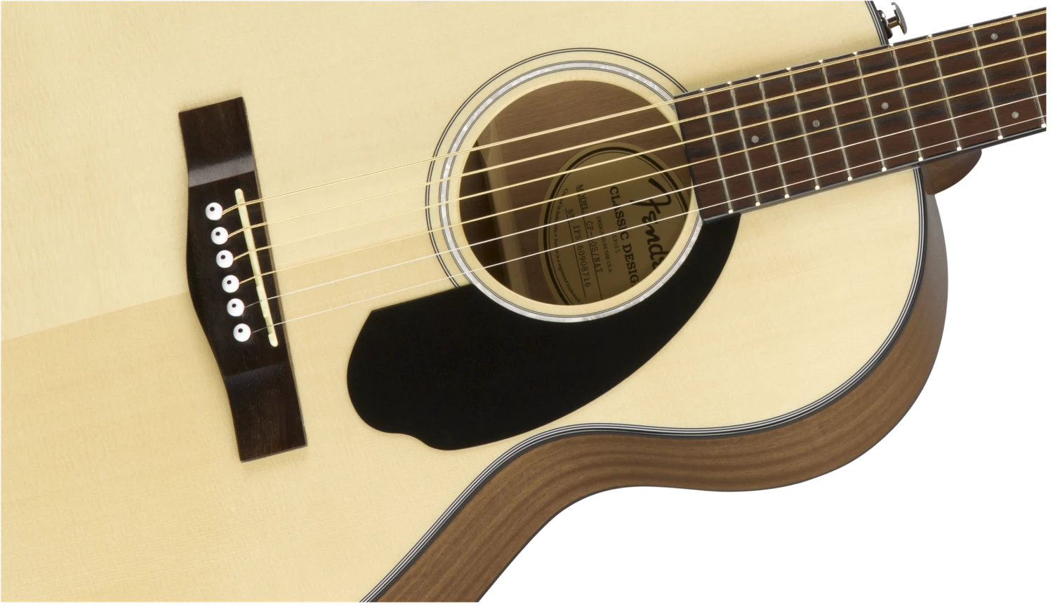 Fender CP-60S Parlor, Walnut Fingerboard, Natural 0970120021 4 Fender CP-60S Parlor, Walnut Fingerboard, Natural 0970120021 - Image 4