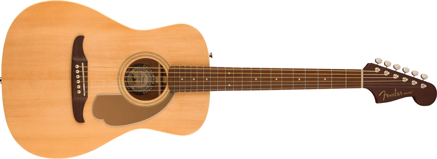 Fender Malibu Player, Walnut Fingerboard, Gold Pickguard, Natural 0970722521 1 Fender Malibu Player, Walnut Fingerboard, Gold Pickguard, Natural 0970722521