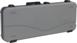 Fender Deluxe Molded Strat Tele Case, Silver/Blue 0996102324