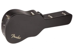 Fender Flat-Top Dreadnought Acoustic Guitar Hard Shell Case Black F-0996203306
