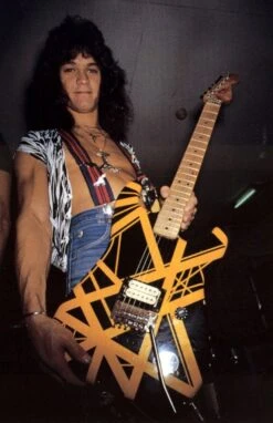 EVH 79 Tribute Relic Bumblebee - Black With Yellow Stripes -L.A MUSIC Instruments 11742adc15501cbacd885697a4abf758