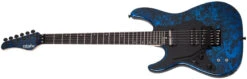 Schecter Sun Valley Super Shredder FR S Left Handed Electric Guitar, Blue Reign 1248-SHC