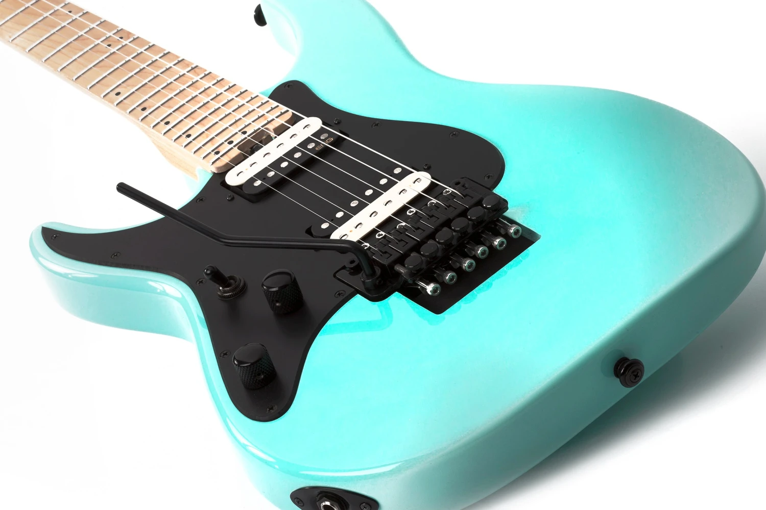Schecter Sun Valley Super Shredder FR Left-Handed Electric Guitar Sea Foam Green 1286-SHC 2 Schecter Sun Valley Super Shredder FR Left-Handed Electric Guitar Sea Foam Green 1286-SHC - Image 2