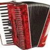 Hohner 72 Bass Piano Accordion 1305-RED