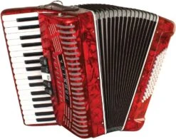 Hohner 72 Bass Piano Accordion 1305-RED