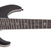 Schecter C-8 Multiscale SLS Elite Evil Twin Electric Guitar, Satin Black 1368-SHC