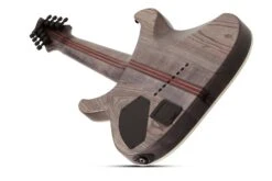 Schecter C-8 Multiscale SLS Elite Evil Twin Electric Guitar, Satin Black 1368-SHC -L.A MUSIC Instruments 1368 SHC hqw 3