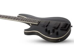 Schecter SLS EVIL TWIN 4-string Electric Bass Satin Black - Left Handed 1396-SHC -L.A MUSIC Instruments 1396 SHC hqw angle