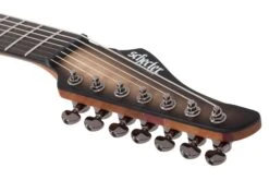 Schecter Banshee Mach 7 Evertune 7 String Electric Guitar Ember Burst 1427-SHC -L.A MUSIC Instruments 1427 SHC hqw HEADSTOCK