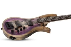 Schecter Riot 5 Electric Bass Aurora Burst (ARB) 1452-SHC -L.A MUSIC Instruments 1452 SHC hqw angle