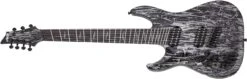 Schecter C-7 Multiscale Silver Mountain Left Handed Electric Guitar, Silver Mountain 1467-SHC