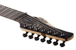 Schecter Reaper-7 Multiscale Electric Guitar In Charcoal Burst 1509-SHC -L.A MUSIC Instruments 1509 SHC hqw top