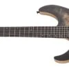 Schecter Reaper-6 Solidbody Left Handed Electric Guitar Satin Charcoal Burst 1512-SHC