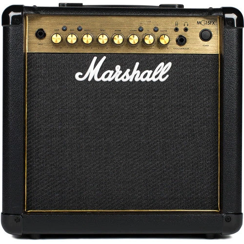 Marshall MG15GR MG 15 Watt, 2 Channel, 8 Inch Speaker, Line In, Reverb 1 Marshall MG15GR MG 15 Watt, 2 Channel, 8 Inch Speaker, Line In, Reverb