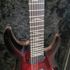 Schecter Omen Elite-7 7 String Electric Guitar Black Cherry Burst 2456-SHC SERIAL NUMBER WI21033078 - 6.2 LBS -L.A MUSIC Instruments 1632404490445