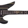 Schecter Synyster Gates Custom-S W/ SUSTAINIAC 6 String Electric Guitar Black Gold Stripes 1742-SHC