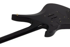 Schecter Synyster Gates Custom-S W/ SUSTAINIAC 6 String Electric Guitar Black Gold Stripes 1742-SHC 5 Schecter Synyster Gates Custom-S W/ SUSTAINIAC 6 String Electric Guitar Black Gold Stripes 1742-SHC -L.A MUSIC Instruments 1742 SHC hqw angle6