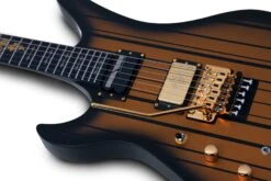 SCHECTER Synyster Custom-S LH LEFT HANDED Satin Gold Burst SGB 1744-SHC -L.A MUSIC Instruments 17444