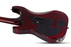 Schecter LEFT HANDED HR-C-1-FR-S-LH-BCH Black Cherry Guitar With FR And Sustainiac And EMG 81 1828-SHC -L.A MUSIC Instruments 18282