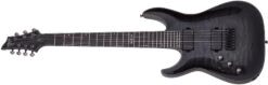 Schecter Hellraiser Hybrid C-7 LH Guitar In Trans Black Burst 1930-SHC