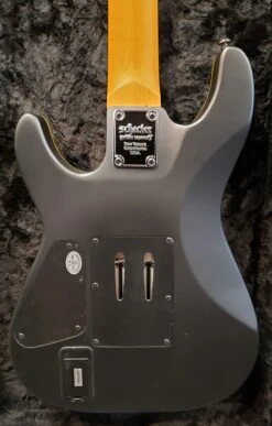 Schecter DEMON-7-FR-SBK 7 String Satin Black Guitar With Duncan Designed HB-105 3214-SHC SERIAL NUMBER IW21060512 - 7.9 LBS -L.A MUSIC Instruments 20211209 121355