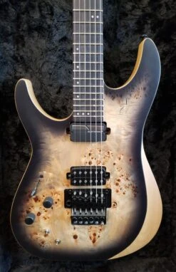 Schecter Reaper 6 FR S Left Handed Satin Charcoal Burst 1514-SHC