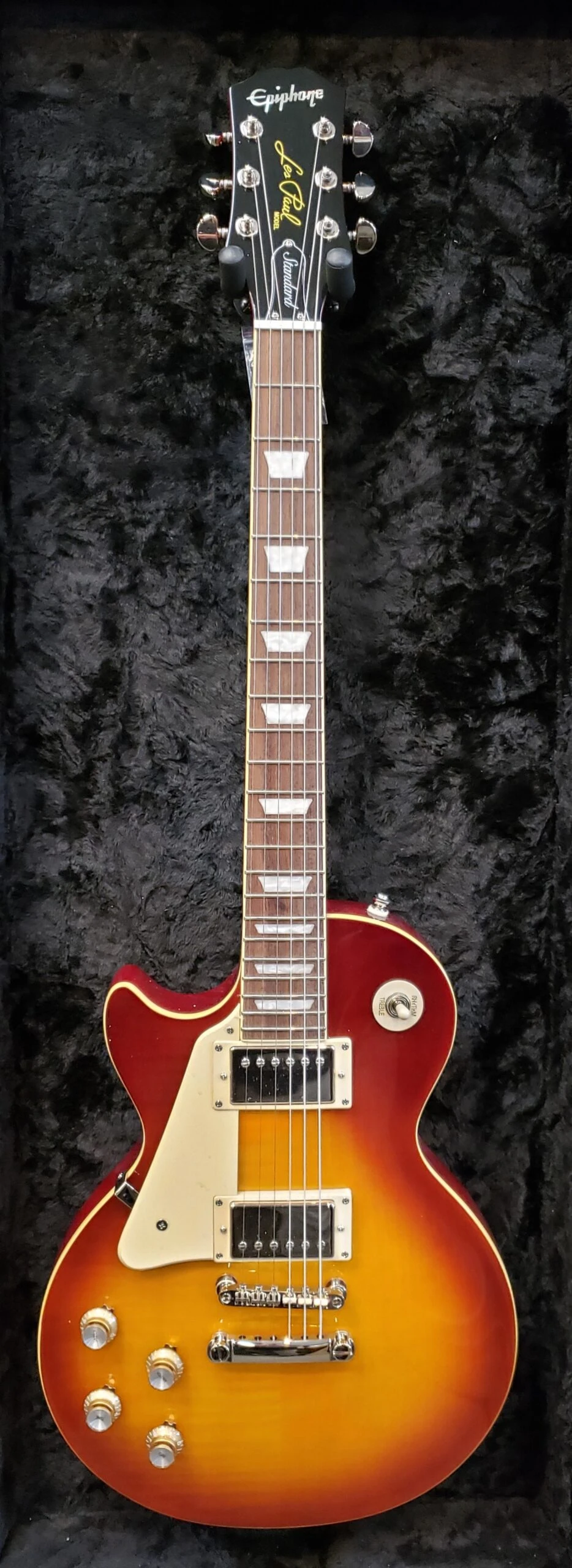 Epiphone Inspired By Gibson Les Paul Standard 60s Left Handed In Iced Tea EILS6ITNHLH SERIAL NUMBER 21051533097 - 9.2 LBS 3 Epiphone Inspired By Gibson Les Paul Standard 60s Left Handed In Iced Tea EILS6ITNHLH SERIAL NUMBER 21051533097 - 9.2 LBS - Image 3