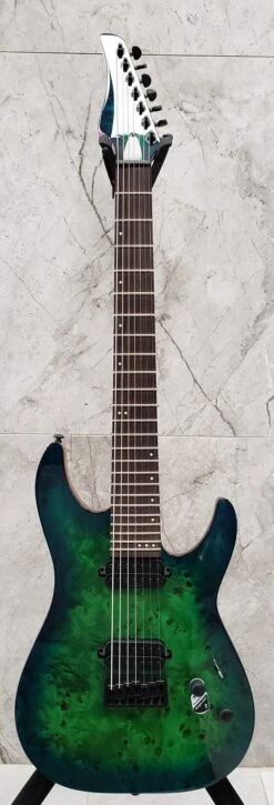 Schecter C-7 Pro 7 String Electric Guitar Aqua Burst 3638-SHC -L.A MUSIC Instruments 20220309 131439