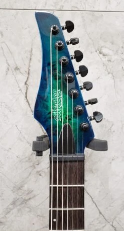 Schecter C-7 Pro 7 String Electric Guitar Aqua Burst 3638-SHC -L.A MUSIC Instruments 20220309 131520