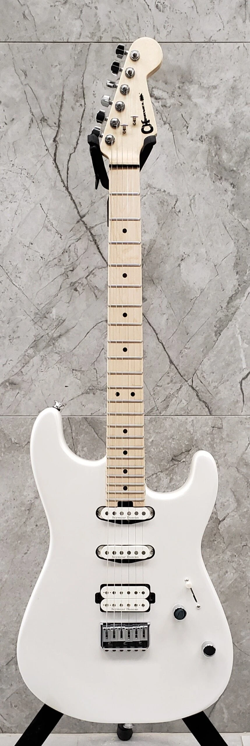 CHARVEL Pro-Mod San Dimas Style 1 HSS HT M Maple Fingerboard, Platinum Pearl 2965063576 6 CHARVEL Pro-Mod San Dimas Style 1 HSS HT M Maple Fingerboard, Platinum Pearl 2965063576 - Image 6