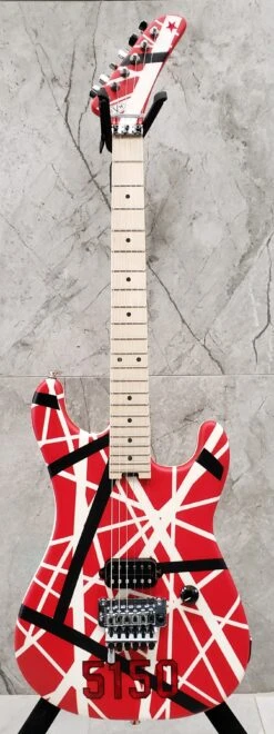 EVH Striped Series 5150 Red, Black, White 5107902515 -L.A MUSIC Instruments 20220323 125938